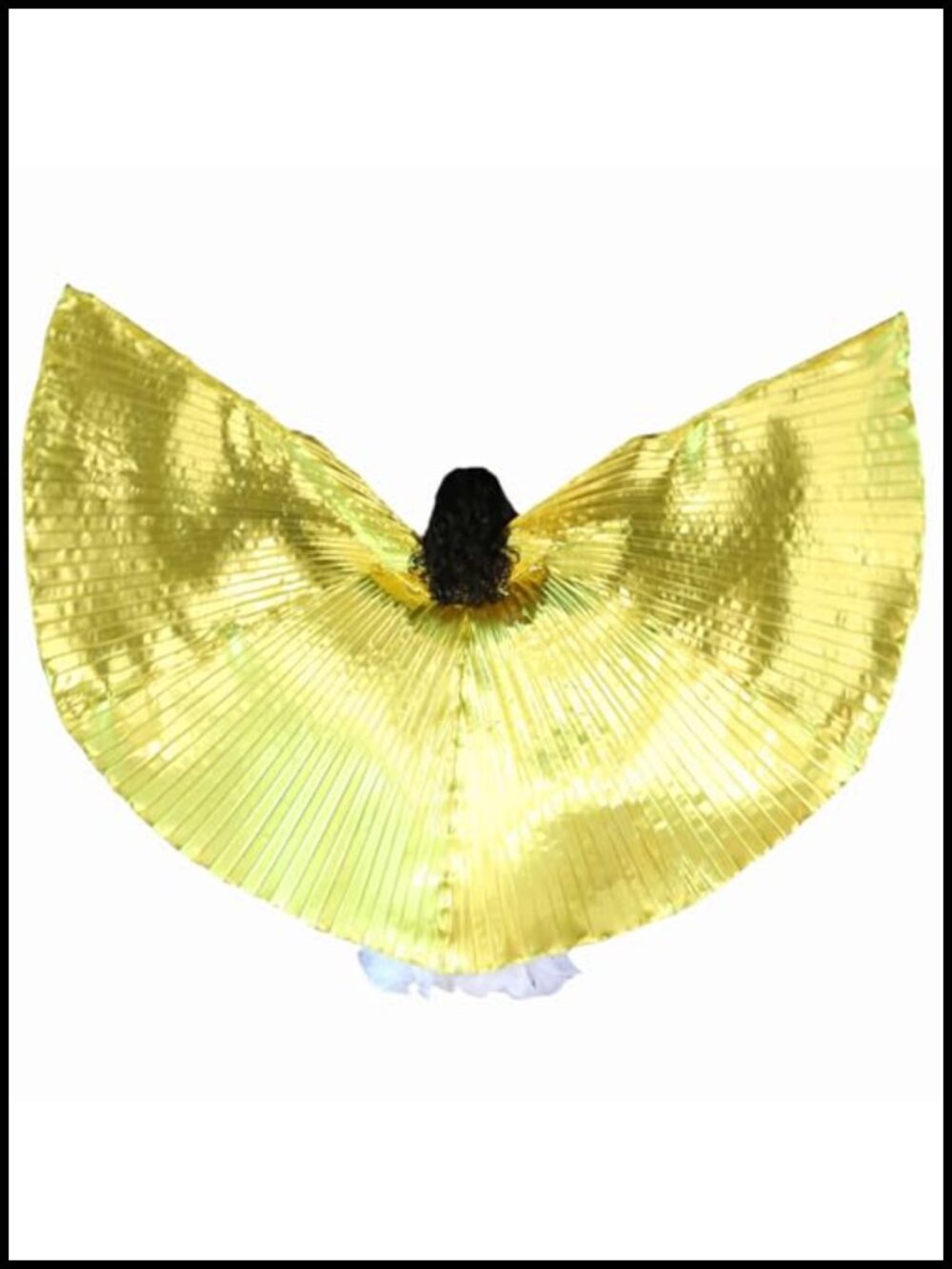 Nimiman Kids Belly Dance Wings Costume with Sticks, Polyester Chiffon Dance